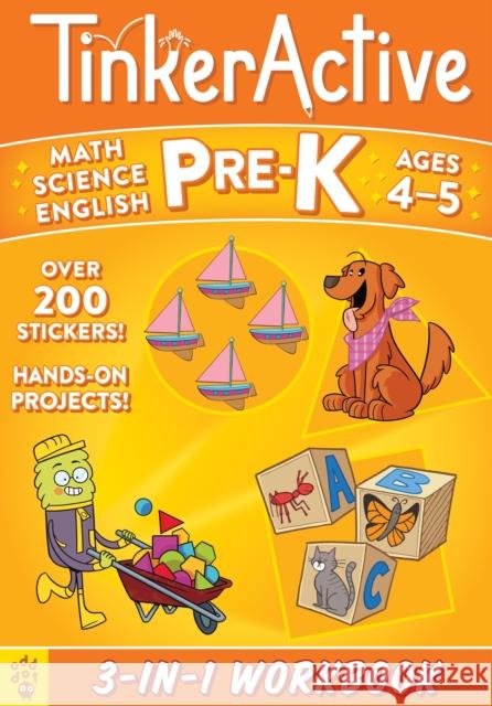 TinkerActive Pre-K 3-in-1 Workbook Megan Hewes Butler 9781250886002 Odd Dot - książka
