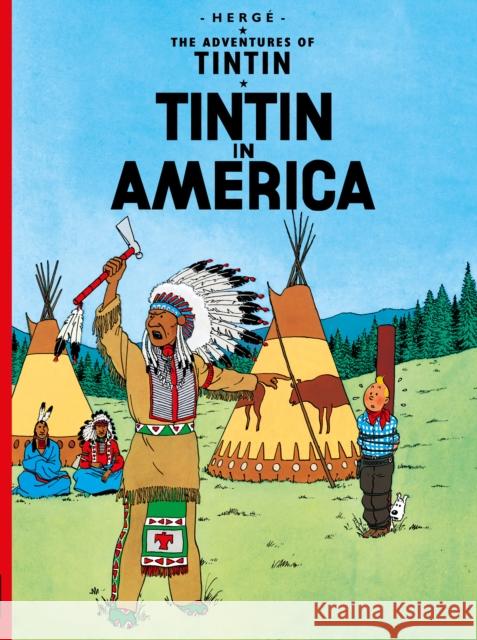 Tintin in America  Herge 9781405206143 HarperCollins Publishers - książka