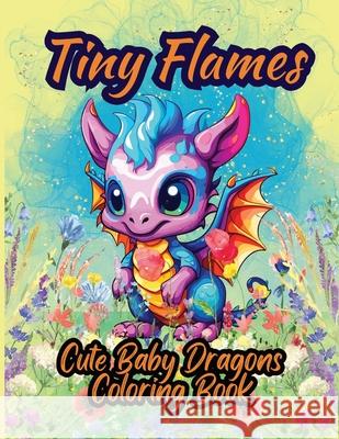 Tiny Flames: A Cute Baby Dragon Coloring Book Harmony Reynolds 9798328852180 Independently Published - książka