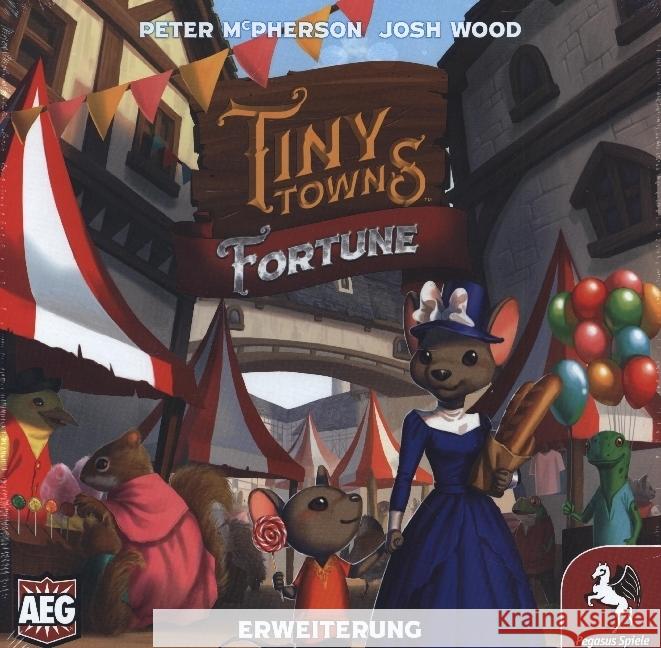 Tiny Towns: Fortune (Spiel-Zubehör) McPherson, Peter, Wood, Josh 4250231726743 AEG - książka