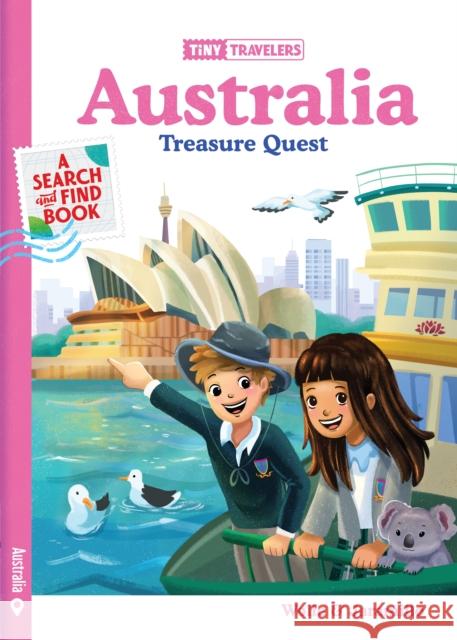 Tiny Travelers Australia Treasure Quest Steven Wolf Susie Jaramillo 9781954689046 Encantos - książka