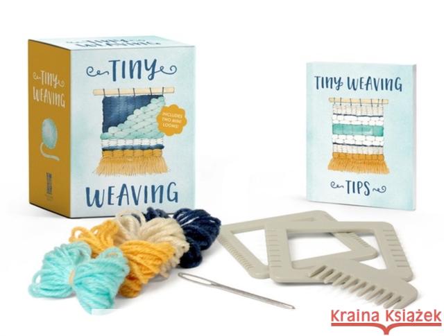 Tiny Weaving: Includes Two Mini Looms! Emily Loy 9780762493838 Running Press - książka