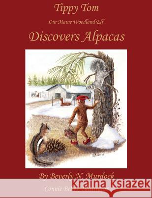 Tippy Tom Our Maine Woodland Elf Discovers Alpacas Beverly N. Murdock Connie Bellet 9781943424047 North Country Press - książka