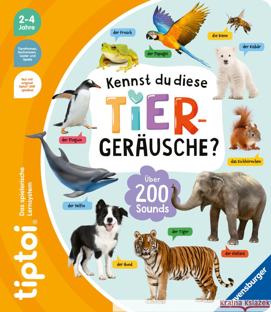 tiptoi® - Kennst du diese Tiergeräusche?  9783473493036 Ravensburger Verlag - książka