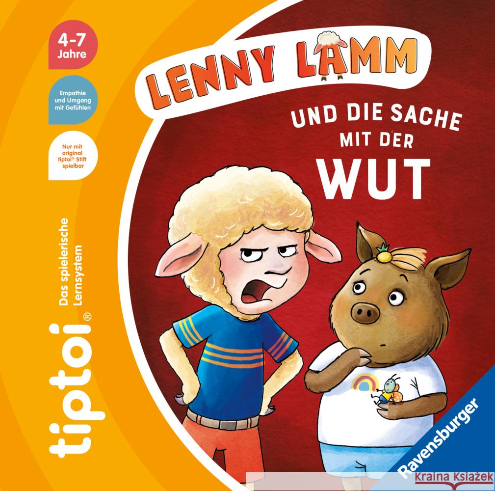 tiptoi® Lenny Lamm und die Sache mit der Wut Kiel, Anja 9783473492930 Ravensburger Verlag - książka