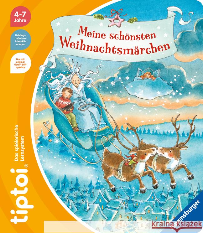 tiptoi® Meine schönsten Weihnachtsmärchen Kiel, Anja 9783473492619 Ravensburger Verlag - książka