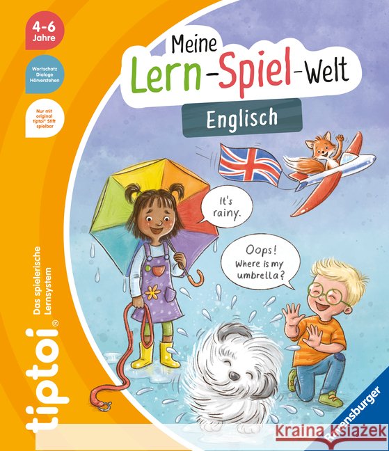 tiptoi® Meine Lern-Spiel-Welt: Englisch Seeberg, Helen 9783473492893 Ravensburger Verlag - książka