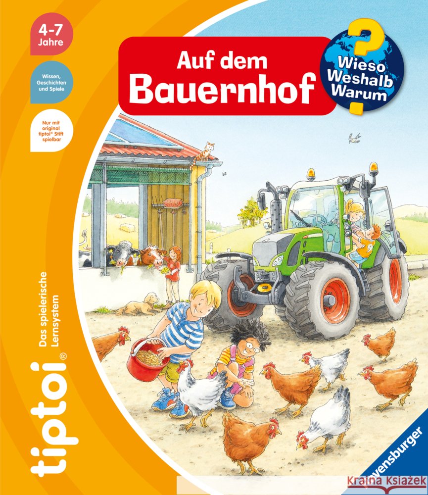 tiptoi® Wieso? Weshalb? Warum? Auf dem Bauernhof Friese, Inka 9783473492268 Ravensburger Verlag - książka