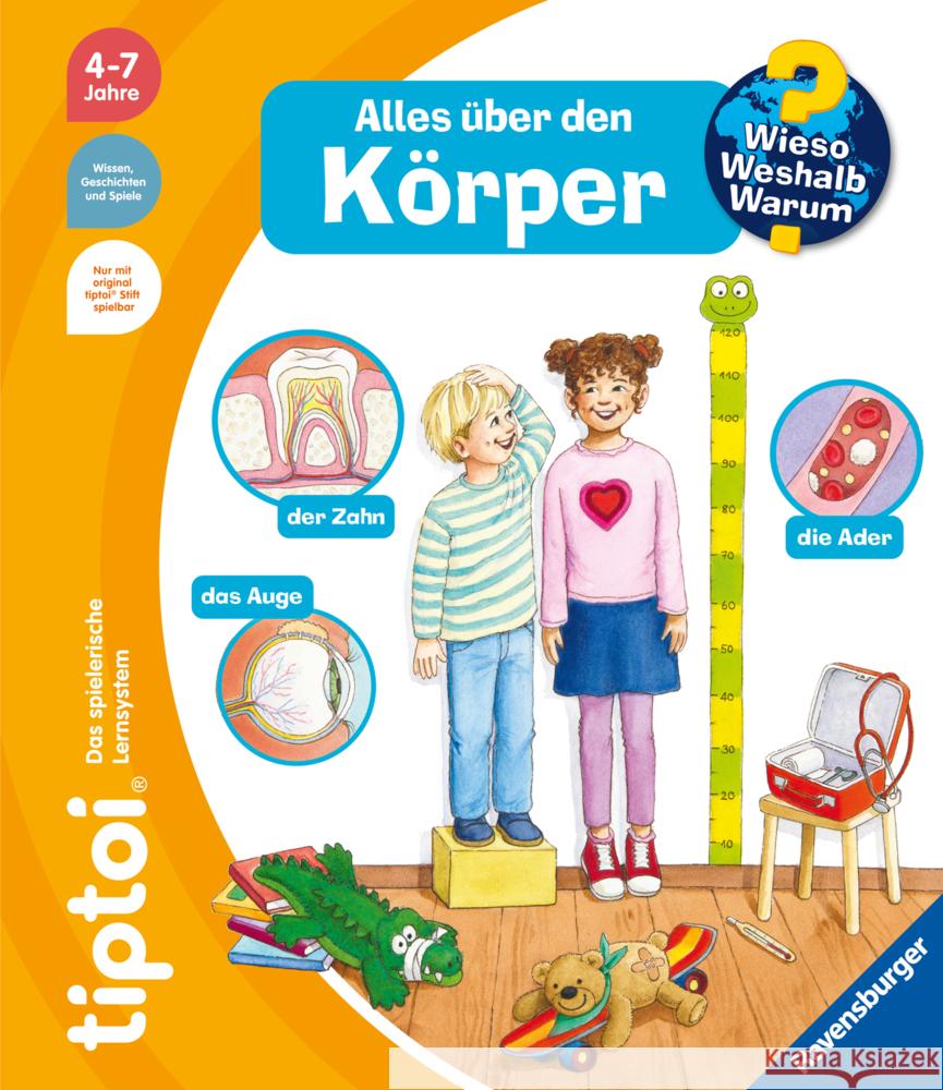 tiptoi® Wieso? Weshalb? Warum? Alles über den Körper Tober, Heike 9783473492282 Ravensburger Verlag - książka