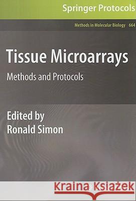 Tissue Microarrays: Methods and Protocols Simon, Ronald 9781607618058 Not Avail - książka
