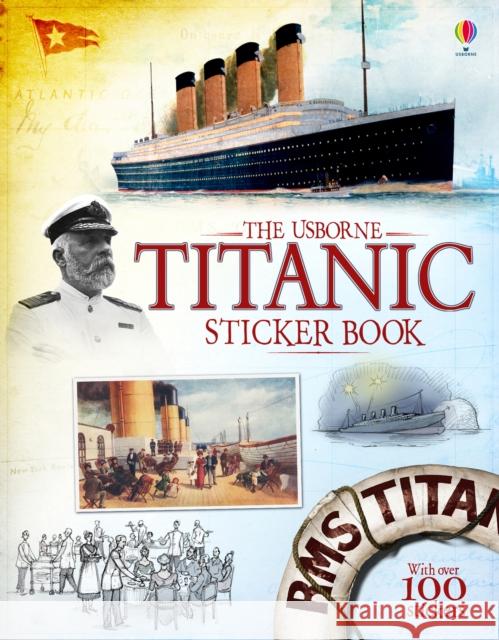 Titanic Sticker Book Emily Bone 9781474903783 USBORNE PUBLISHING - książka