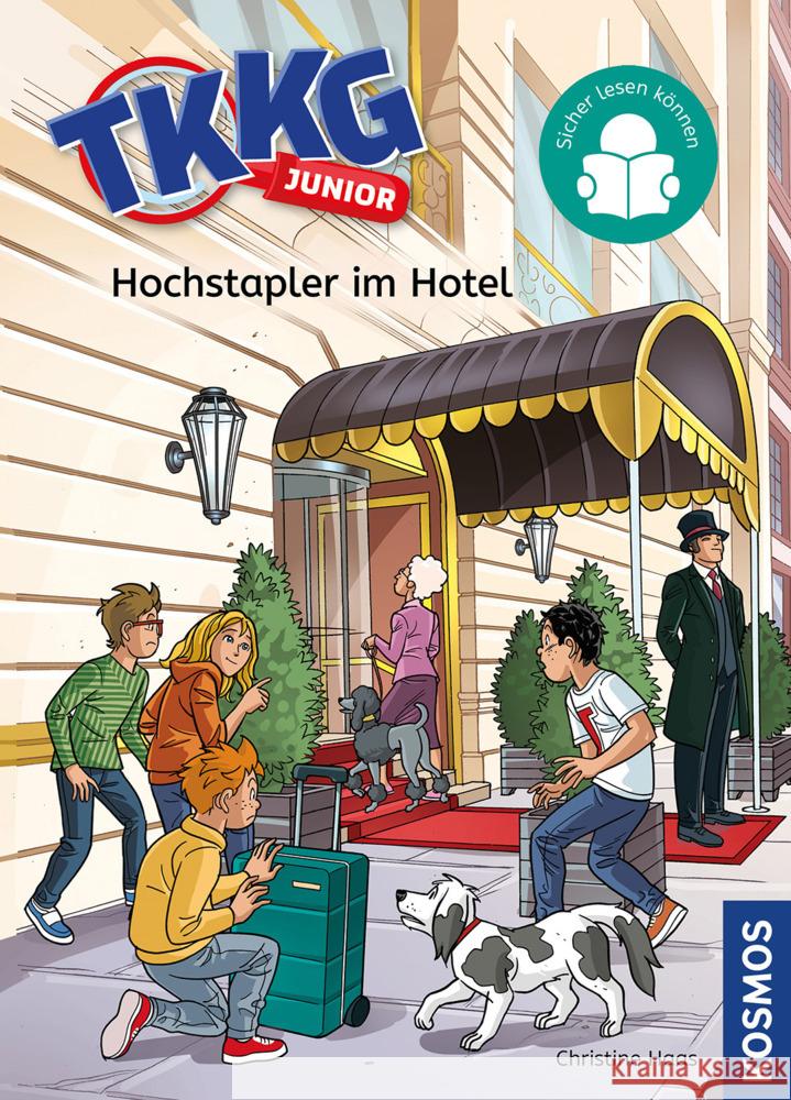 TKKG Junior, 1, Hochstapler im Hotel Haas, Christine 9783440180358 Kosmos (Franckh-Kosmos) - książka