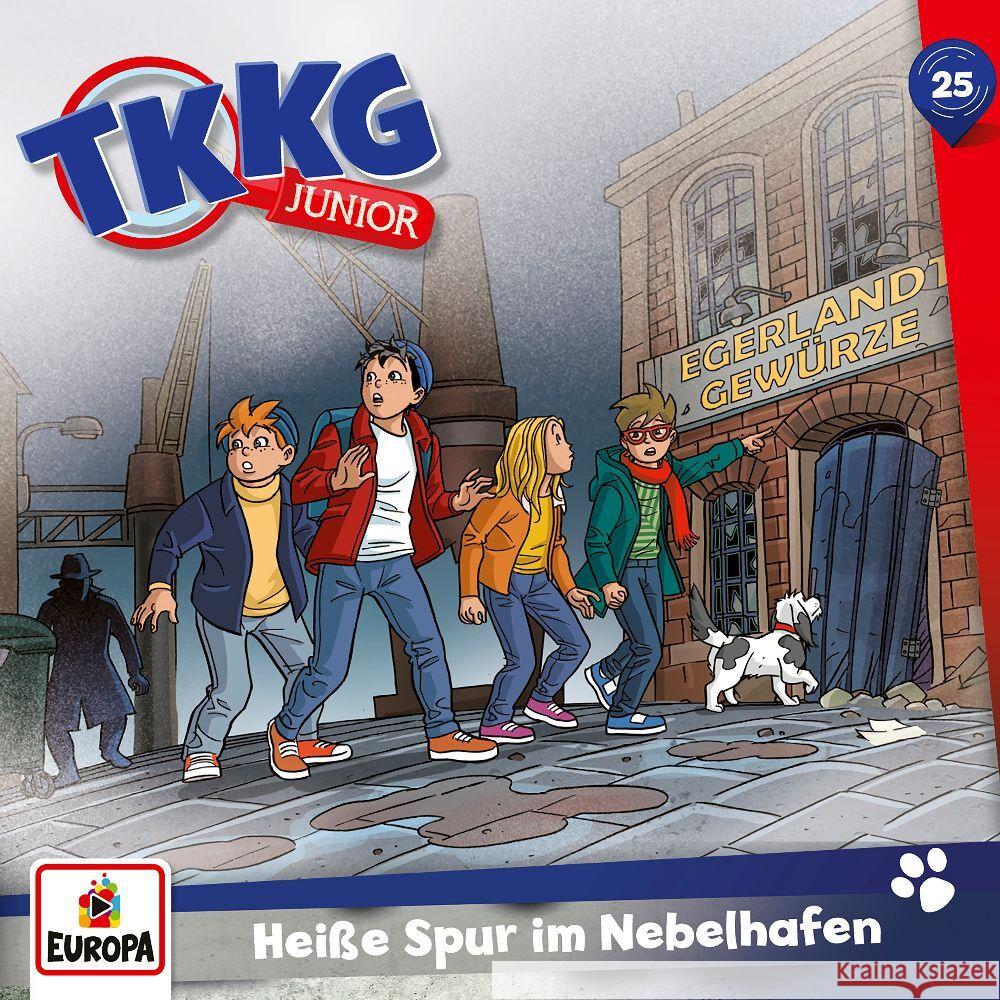 TKKG Junior - 025/Heiße Spur im Nebelhafen, Audio-CD  9783803263254 United Soft Media (USM) - książka