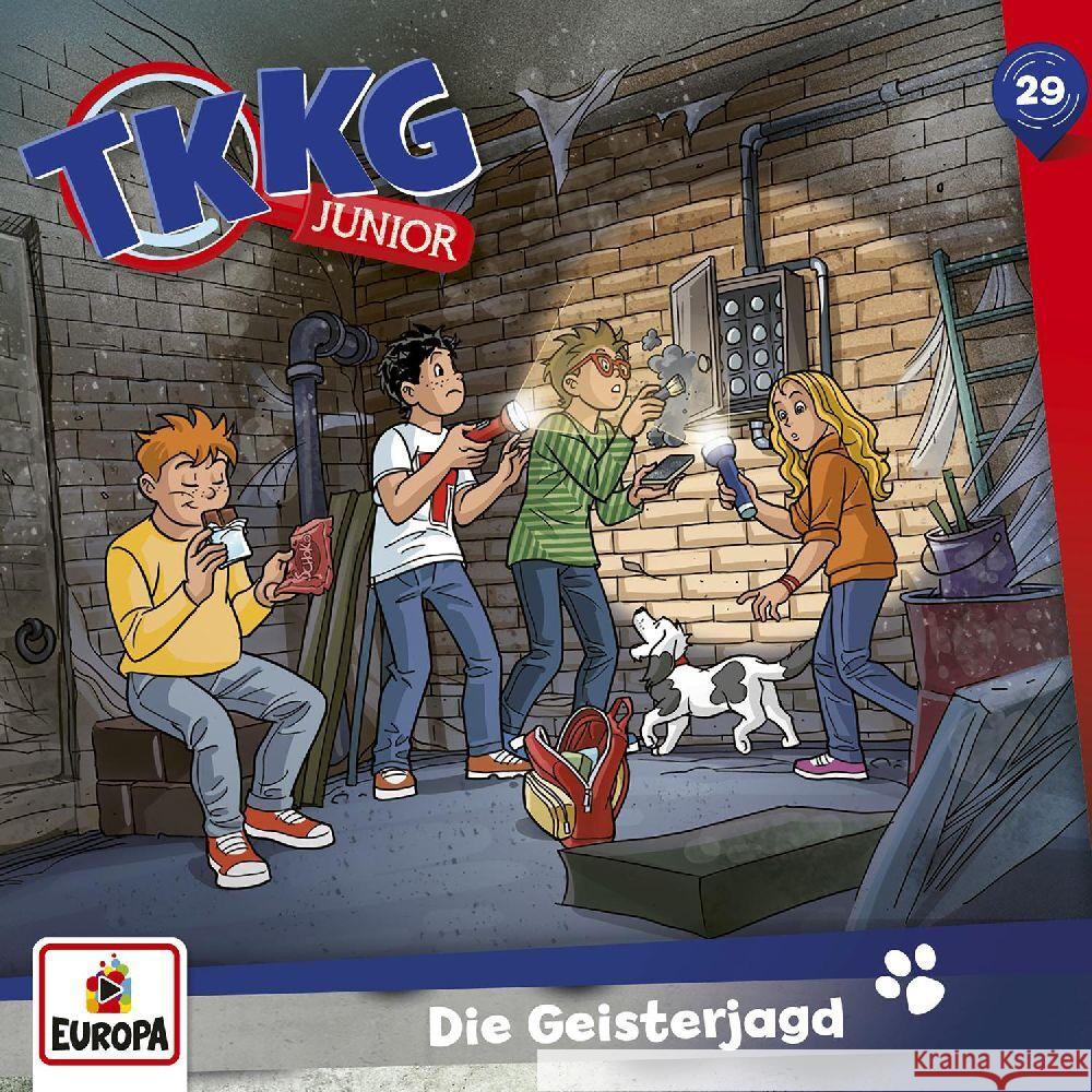 TKKG Junior - Die Geisterjagd, 1 Audio-CD (Longplay)  0196588057229 Miller Sonstiges Wortprogramm - książka