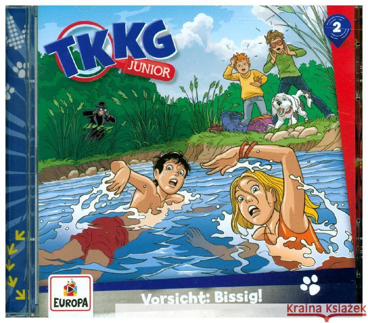 TKKG Junior - Vorsicht: Bissig!, 1 Audio-CD  9783803263018 United Soft Media (USM) - książka