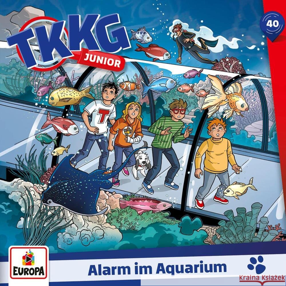 TKKG Junior - Alarm im Aquarium, 1 Audio-CD  0198029361629 Sony Music Entertainment - książka