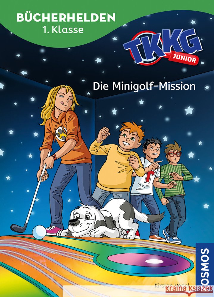 TKKG Junior, Bücherhelden 1. Klasse, Die Minigolf-Mission Vogel, Kirsten 9783440181119 Kosmos (Franckh-Kosmos) - książka