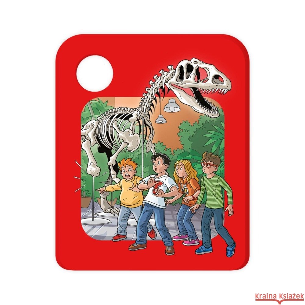 TKKG Junior - Die Dino-Diebe, 1 Galakto Token  4068546004865 Galakto - książka