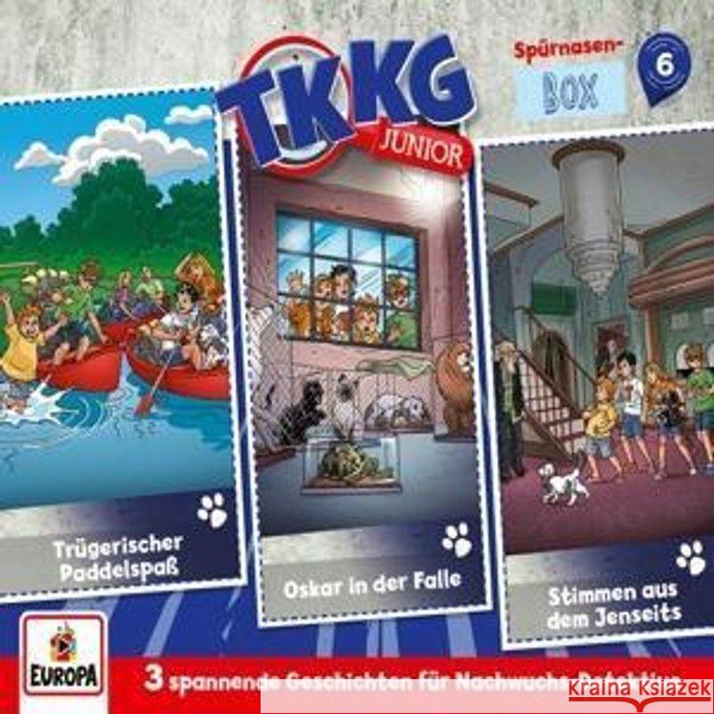 TKKG Junior Spürnasenbox, 3 Audio-CD  9783803263353 United Soft Media (USM) - książka