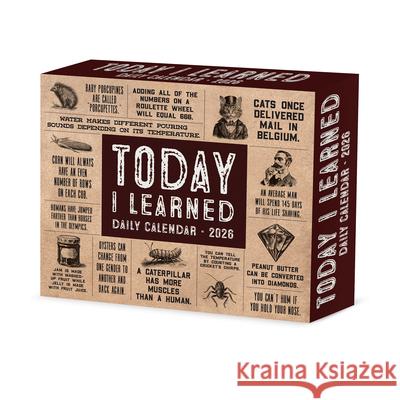 Today I Learned (Til) 2026 Box Calendar Willow Creek Press 9781549254451 Wlcp - książka