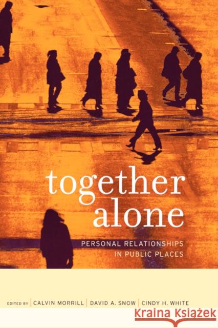 Together Alone: Personal Relationships in Public Places Morrill, Calvin 9780520245235 University of California Press - książka