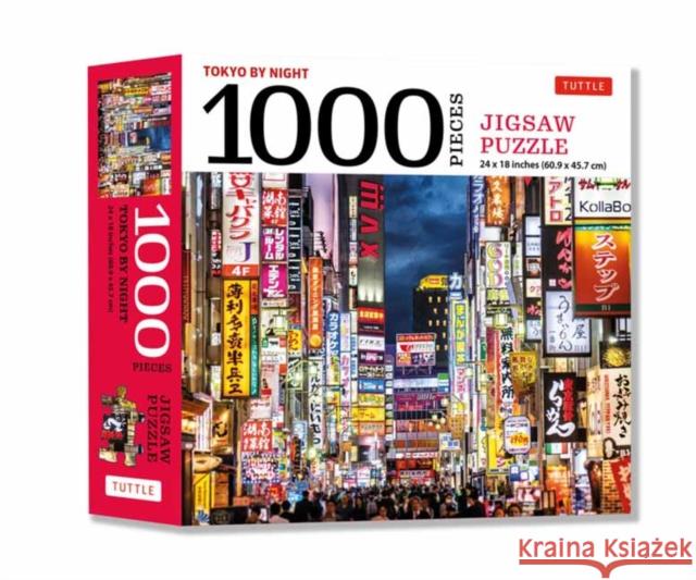 Tokyo by Night - 1000 Piece Jigsaw Puzzle: Tokyo's Kabuki-Cho District at Night: Finished Size 24 X 18 Inches (61 X 46 CM) Tuttle Publishing 9780804854702 Tuttle Publishing - książka