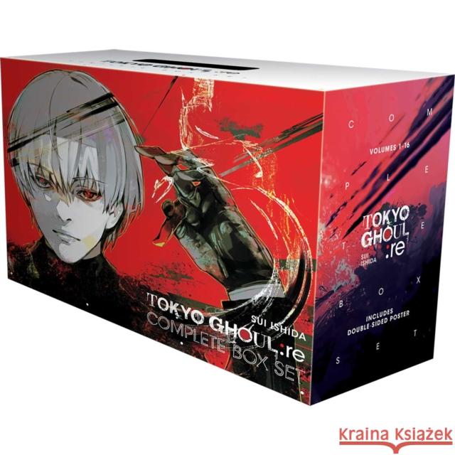 Tokyo Ghoul: re Complete Box Set: Includes vols. 1-16 with premium Sui Ishida 9781974718474 Viz Media, Subs. of Shogakukan Inc - książka