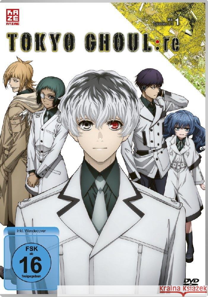 Tokyo Ghoul: re. Staffel.3.1, 1 DVD  7630017516497 Crunchyroll - książka