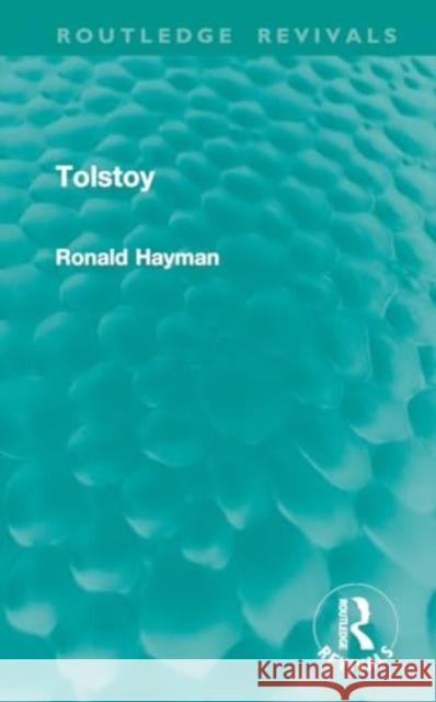 Tolstoy Ronald Hayman 9781032887197 Routledge - książka