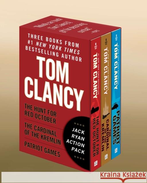 Tom Clancy's Jack Ryan Boxed Set (Books 1-3): THE HUNT FOR RED OCTOBER, PATRIOT GAMES, and THE CARDINAL OF THE KREMLIN Tom Clancy 9780425273081 Berkley - książka