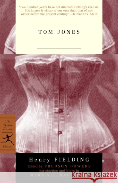 Tom Jones Henry Fielding Fredson Bowers Martin C. Battestin 9780812966077 Modern Library - książka