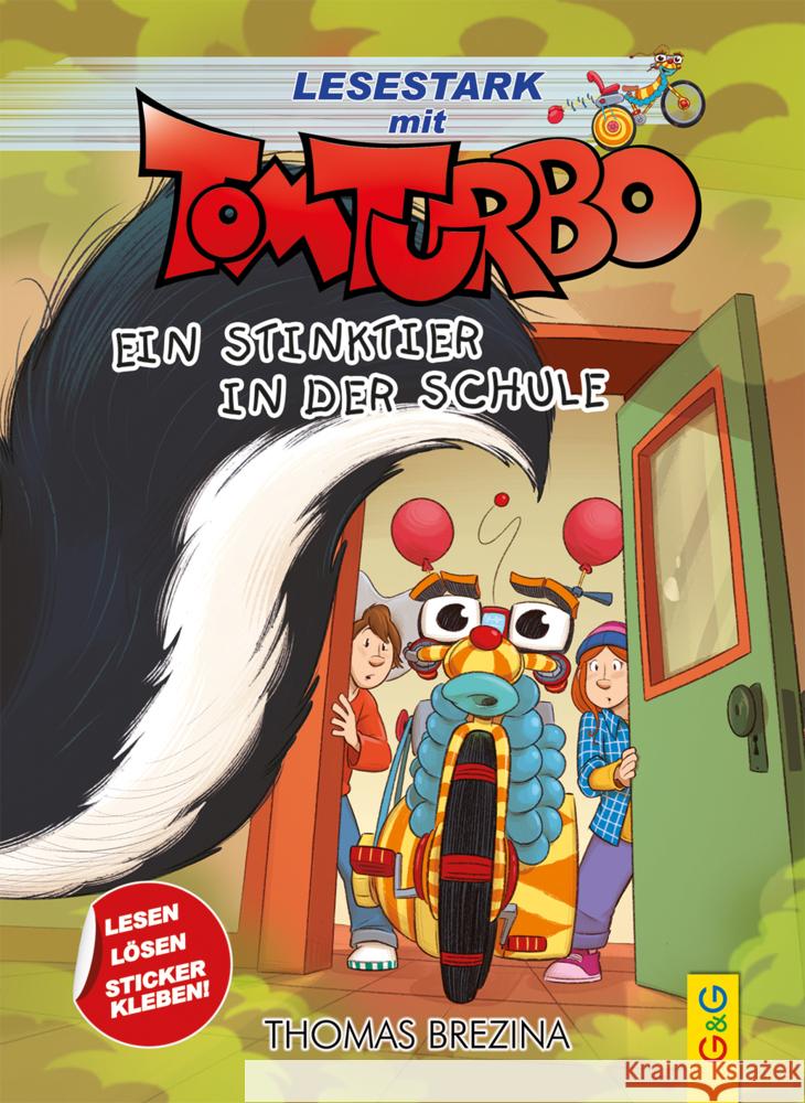 Tom Turbo - Lesestark - Ein Stinktier in der Schule Brezina, Thomas 9783707425802 G & G Verlagsgesellschaft - książka