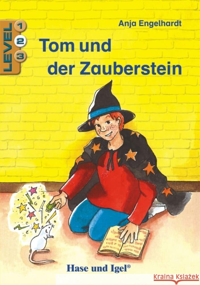 Tom und der Zauberstein / Level 2 Engelhardt, Anja 9783863161095 Hase und Igel - książka