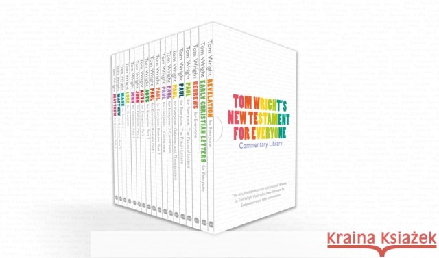 Tom Wright's New Testament for Everyone Commentary Library Tom Wright 9780281086733 SPCK - książka