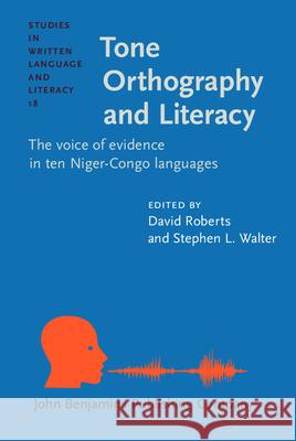 Tone Orthography and Literacy  9789027208439 John Benjamins Publishing Co - książka
