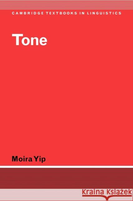 Tone Tone Yip, Moira 9780521774451 Cambridge University Press - książka