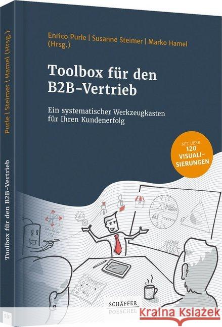 Toolbox für den B2B-Vertrieb : Ein systematischer Werkzeugkasten für Ihren Kundenerfolg. Mit über 120 Visualisierungen Purle, Enrico; Steimer, Susanne 9783791044507 Schäffer-Poeschel - książka