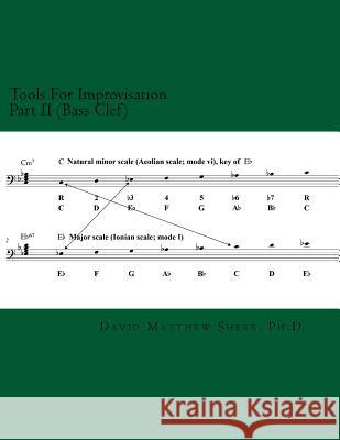 Tools For Improvisation Part II (Bass Clef): Minor scale modes and harmony Shere Ph. D., David Matthew 9781983449925 Createspace Independent Publishing Platform - książka