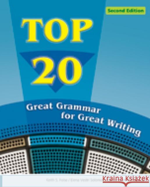 Top 20: Great Grammar for Great Writing Elena Vestri Solomon Smith-Palinkas Barbara Barbara Smith-Palinkas Barbara 9780618789672 Houghton Mifflin Harcourt (HMH) - książka