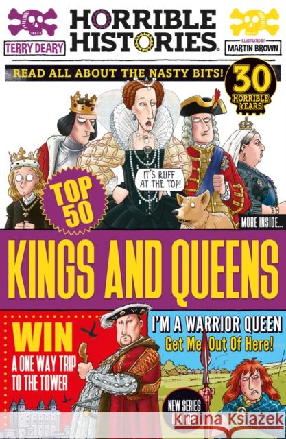 Top 50 Kings and Queens Terry Deary 9780702325151 Scholastic - książka