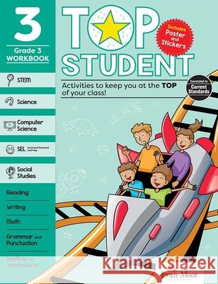 Top Student, Grade 3 Workbook Evan-Moor Corporation 9781629389776 Evan-Moor Educational Publishers - książka