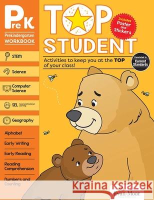 Top Student, Pre-Kindergarten Workbook Evan-Moor Corporation 9781629389738 Evan-Moor Educational Publishers - książka