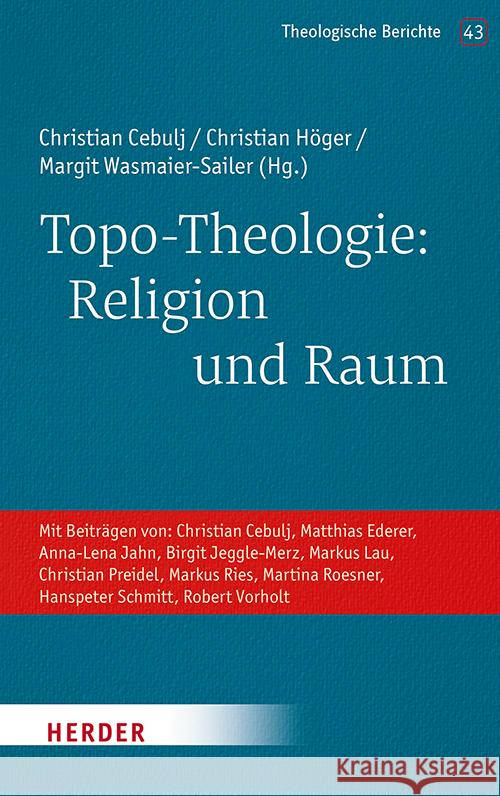 Topo-Theologie: Religion und Raum  9783451398735 Herder, Freiburg - książka