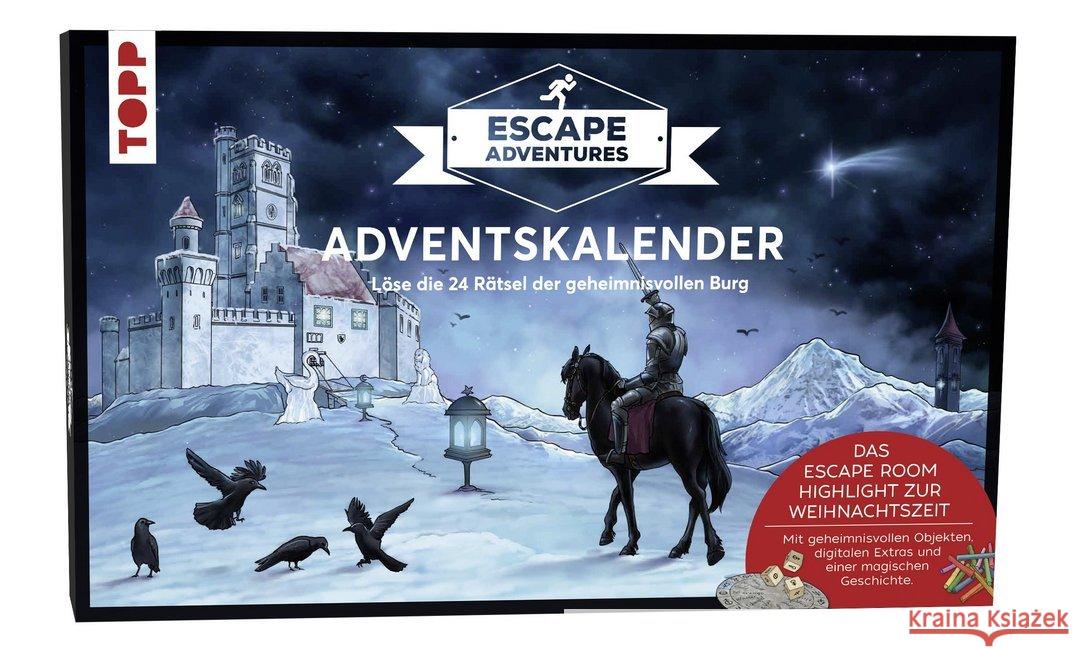 TOPP Escape Adventures Adventskalender - Die geheimnisvolle Burg Zimpfer, Simon, Frenzel, Sebastian 4007742180560 Frech - książka