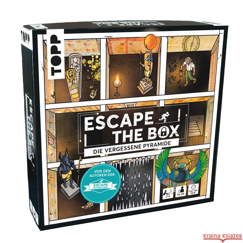 TOPP Escape The Box - Die vergessene Pyramide: Das ultimative Escape-Room-Erlebnis als Gesellschaftsspiel! Frenzel, Sebastian, Lühmann, Beate von 4007742181161 Frech - książka