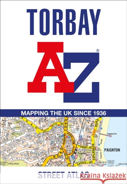 Torbay A-Z Street Atlas A-Z maps 9780008560461 HarperCollins Publishers - książka