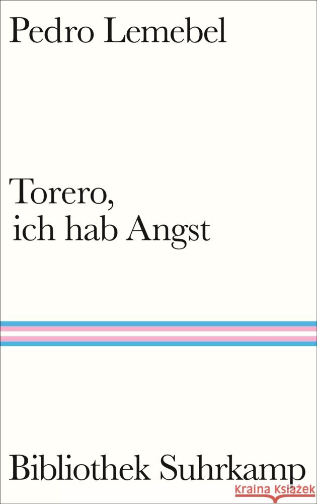 Torero, ich hab Angst Lemebel, Pedro 9783518225516 Suhrkamp - książka