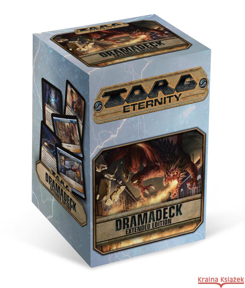 Torg Eternity - Dramadeck - Extended Edition Hensley, Shane, Hayhurst, Darrell 4260630773910 Ulisses Spiele - książka