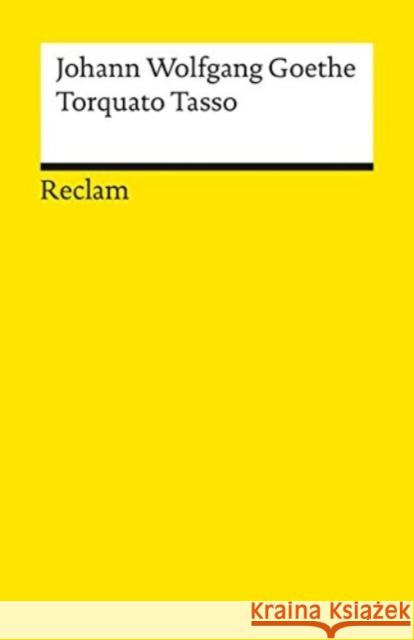 Torquato Tasso : Schauspiel Goethe, Johann W. von   9783150000885 Reclam, Ditzingen - książka