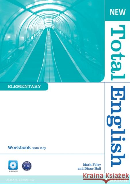 Total English New Elementary WB +key CD PEARSON Foley Mark Hall Diane 9781408267332 Pearson Education Limited - książka